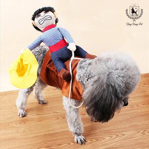 【매장】딩동펫 반려동물 컨셉의상 강아지 고양이 카우보이 옷