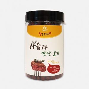헬로도기 사슴과 만난 고기(304g/사슴고기&소고기맛)