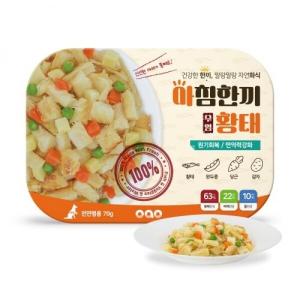 [코머스] 아침한끼 국산 화식 주식 간식 (황태/70g)