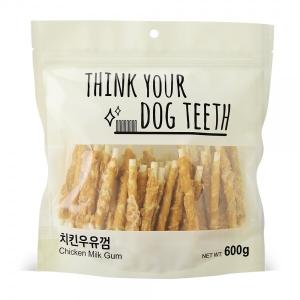 【매장】[Think your dog teeth] 치킨딩고 우유껌 스틱 600g