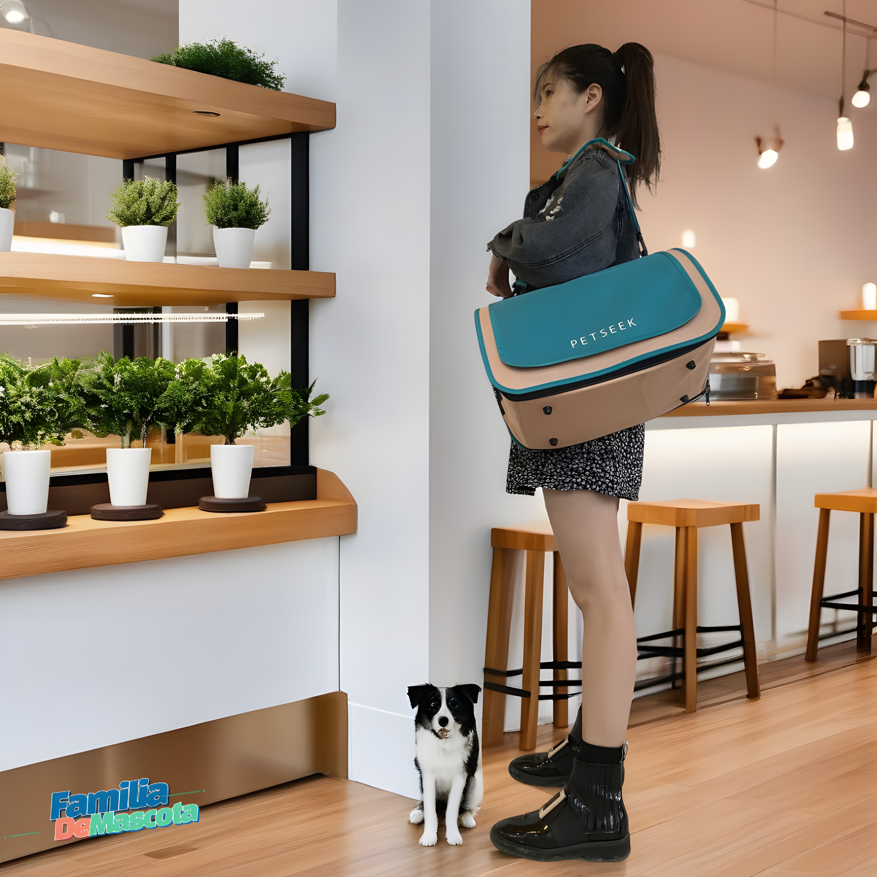 [PETSEEK] 모던 트렌디 토트 펫 캐리어 백_PT-208