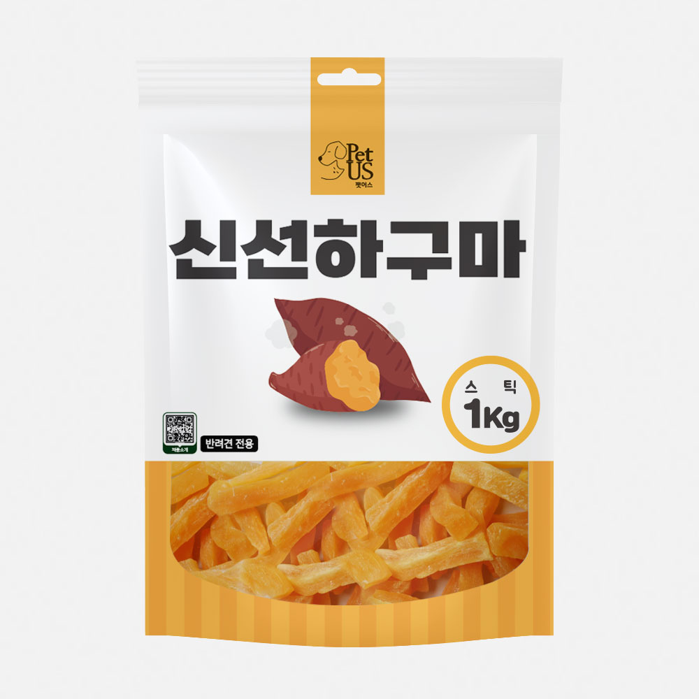 ◆[펫어스] 신선하구마-말랑 스틱 1kg