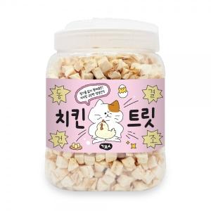 국내생산 반려동물 동결건조 간식 치킨 트릿 400g
