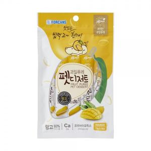 포켄스 유기농과일 펫디저트 망고 105g