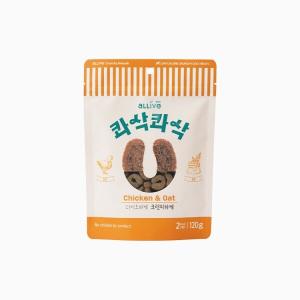 캣츠랑 올리브 콰삭콰삭 치킨&오트 120g