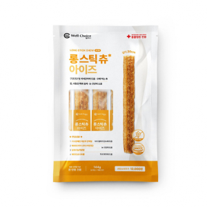 웰초이스 롱스틱 츄 아이즈 144g
