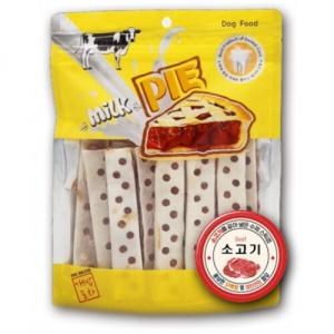 밀크파이 부스러기 없이 오래먹는 개껌 소고기맛 15p