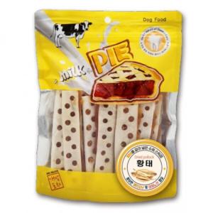 밀크파이 부스러기 없이 오래먹는 개껌 황태맛 15p