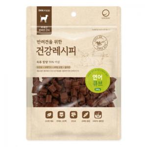 GD[굿데이] 건강레시피 강아지간식 연어 큐브 (300g)