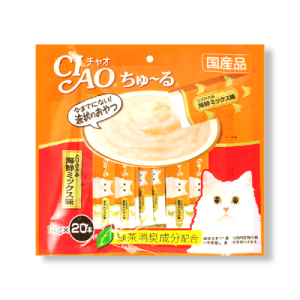 SC-128 이나바 챠오츄르 닭가슴살&해물믹스