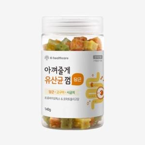 [아껴줄게] 유산균 큐브 간식 140g (당근)