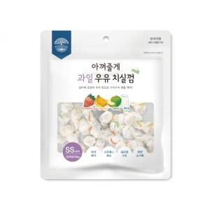 KH[케이헬스케어] 아껴줄게 혼합 과일 우유 치실껌 SS 108g (18p)