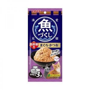 TCR-177 이나바 생선가득 파우치 참치&가다랑어(시니어용)