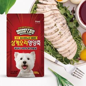 [푸르미] 몬스터 굿라이프 삼계오리 영양죽 120g 12개입