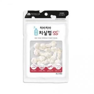 네츄럴랩 치카치카 우유 치실껌 SS 8개입