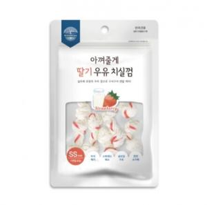 아껴줄게 딸기우유 치실껌 SS 7개입