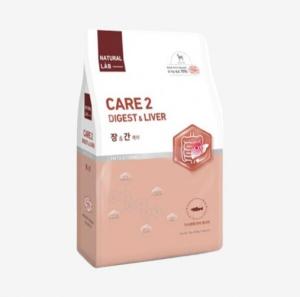 네츄럴랩 케어2 장&간 강아지사료 2kg