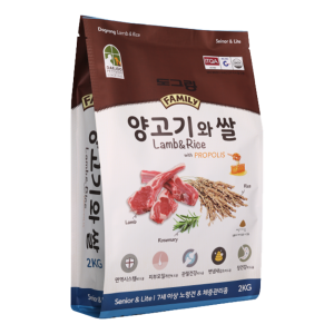 도그랑 훼미리 양고기와 쌀 시니어 2kg