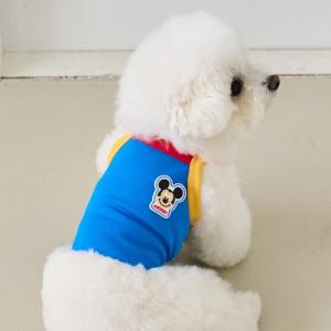 디즈니  미키_쿨 크롭 탑 블루(S-XL)