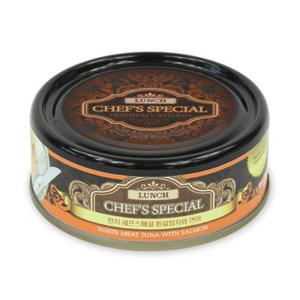 【매장】[런치셰프] 스페셜 캣 흰살참치&연어 캔 80g