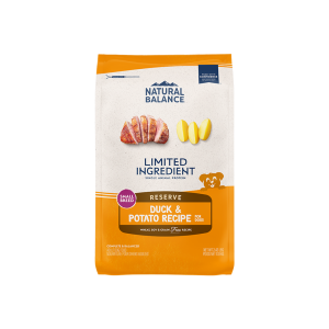 [내추럴발란스]  LI 리저브 그레인프리 강아지사료 오리&감자 작은알 (1.1kg)