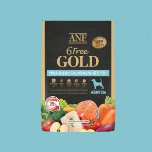 【매장】 ANF 6free GOLD 식스프리 골드 독 연어+흰살생선 3.6kg