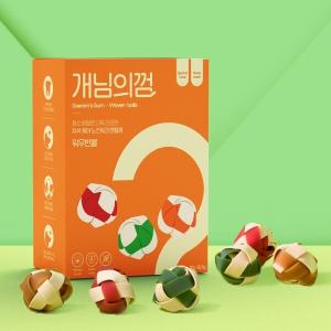 [중형박스] 개님의껌 워우번볼 16pcs (저알러지/스트레스해소/노즈워크)
