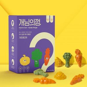 [중형박스] 개님의껌 가든레인져S 25pcs (저알러지/저칼로리/치석케어)