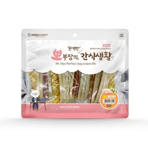 뽀부장의 완벽한 간식생활 치킨샌드위치 300g
