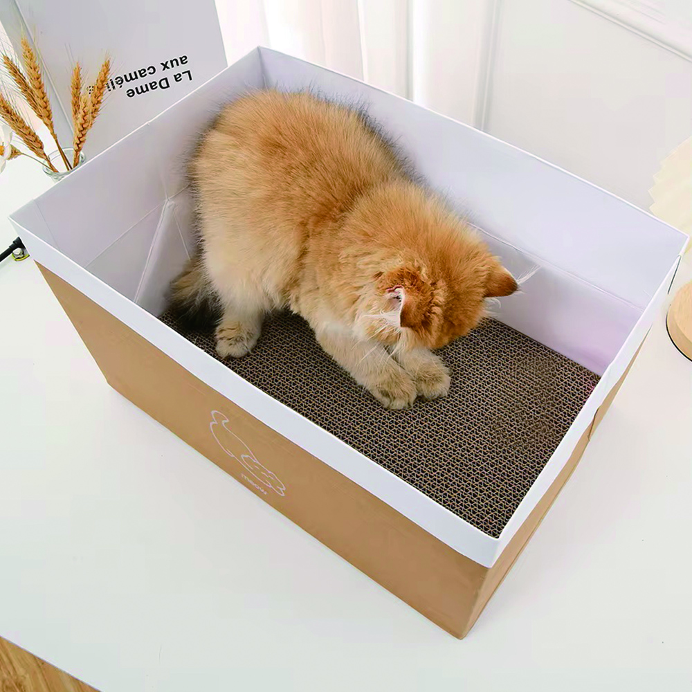 【매장】캣냐옹 MEOWMEOW 종이백 스크래쳐 고양이 발톱관리 장난감 캣 용품