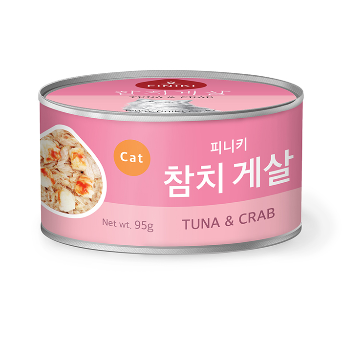 [피니키] 캣 참치&게살 캔 (95g)