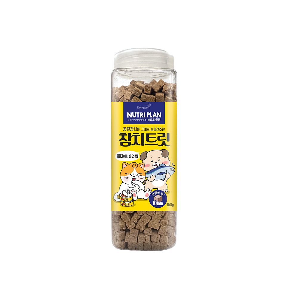 동원 뉴트리플랜 동결건조 참치트릿 150g 견묘겸용