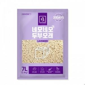브리더랩 네모네모 두부모래 (라벤더) 7L