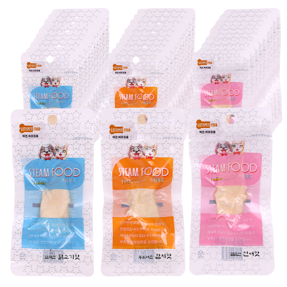 스팀푸드 닭가슴살 혼합3종맛 20g x 30개입 (유통기한 2025.07.01)