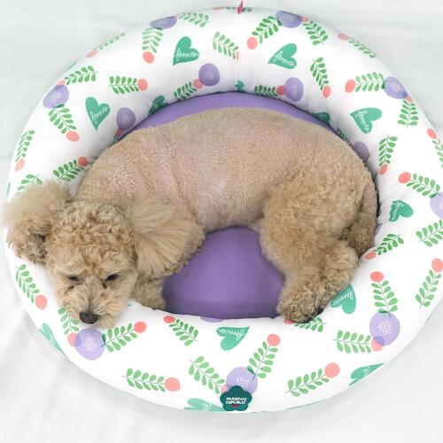 [ParisDog] 퍼플포레스트쿨원형양면베드