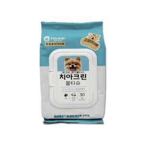 펫크린 치아크린 물티슈 캡형 30매