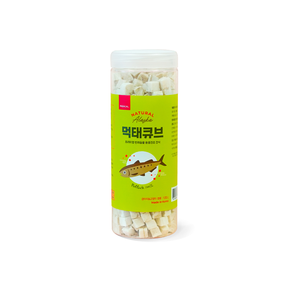 네추럴알래스카 동결건조 먹태큐브 120g