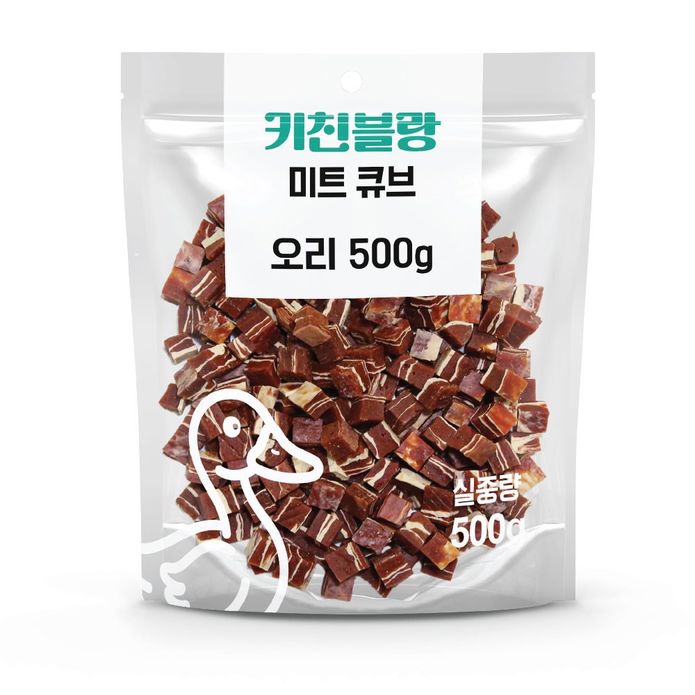 키친블랑 미트큐브 오리 500g