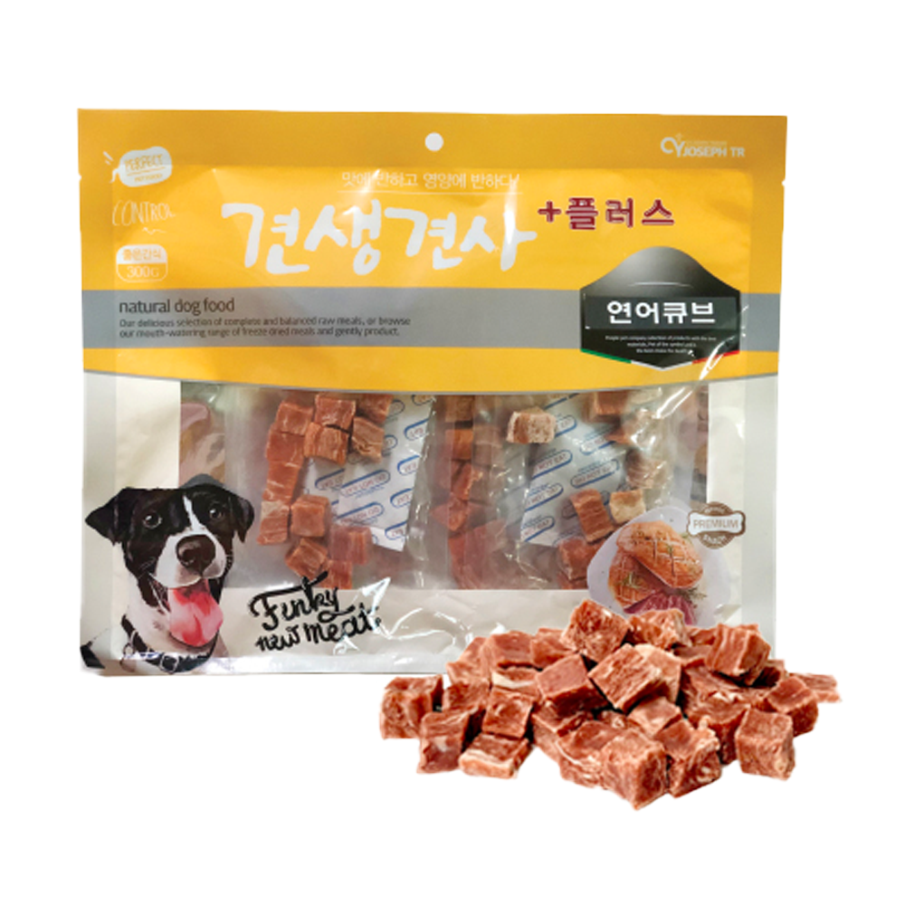 견생견사 플러스 연어큐브 300g