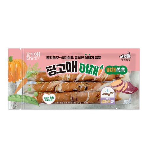 딩고애야채 마블링 장어스틱M 3P(유통기한26년1월1일까지)