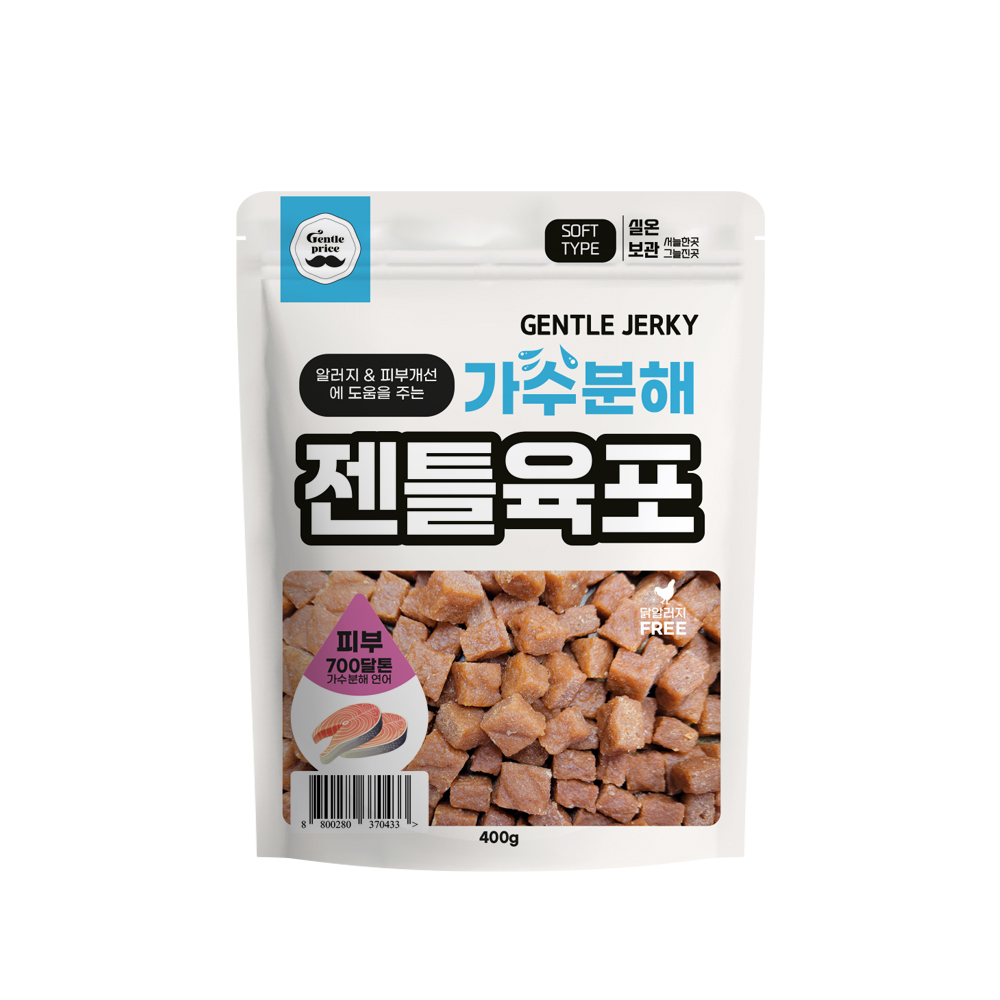 젠틀육포연어 피부 400g