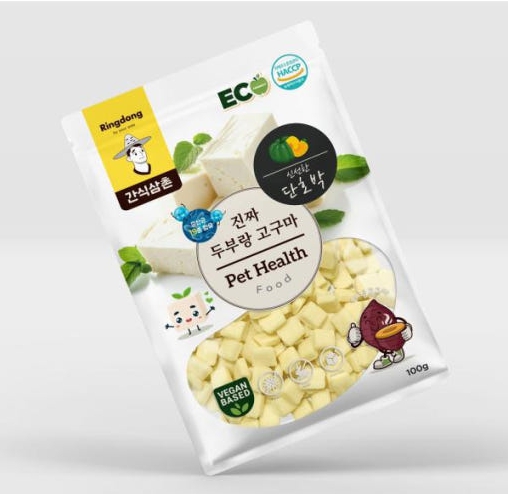 간식삼촌 진짜 두부랑 고구마 단호박 100g [비건&저알러지]
