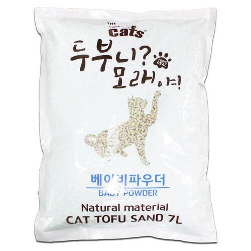 [더캣츠] 두부니?모래야! (두부모래) 베이비파우더향 7L