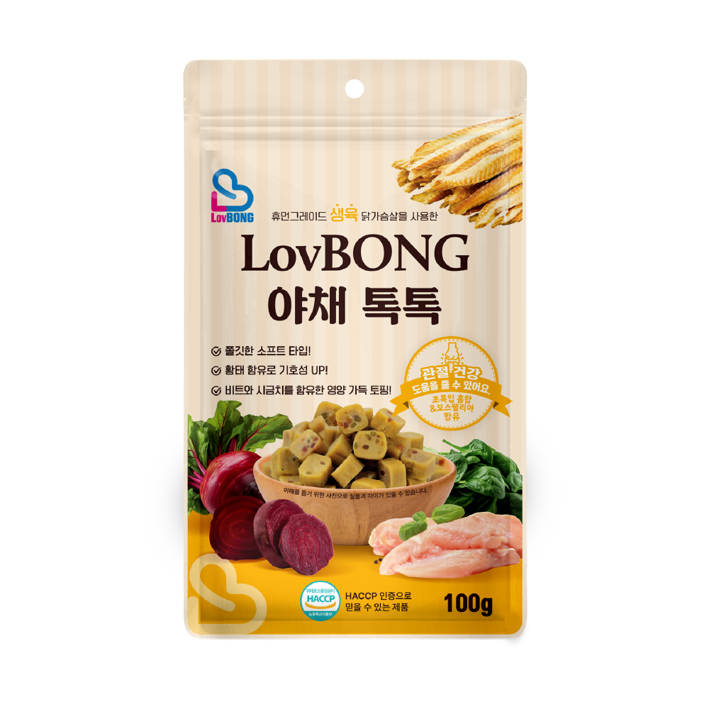 [5+1증정] [러봉] 야채톡톡 관절건강 100g