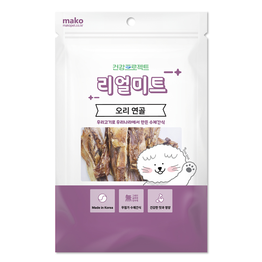 [리얼미트] 수제간식 오리연골 (70g)
