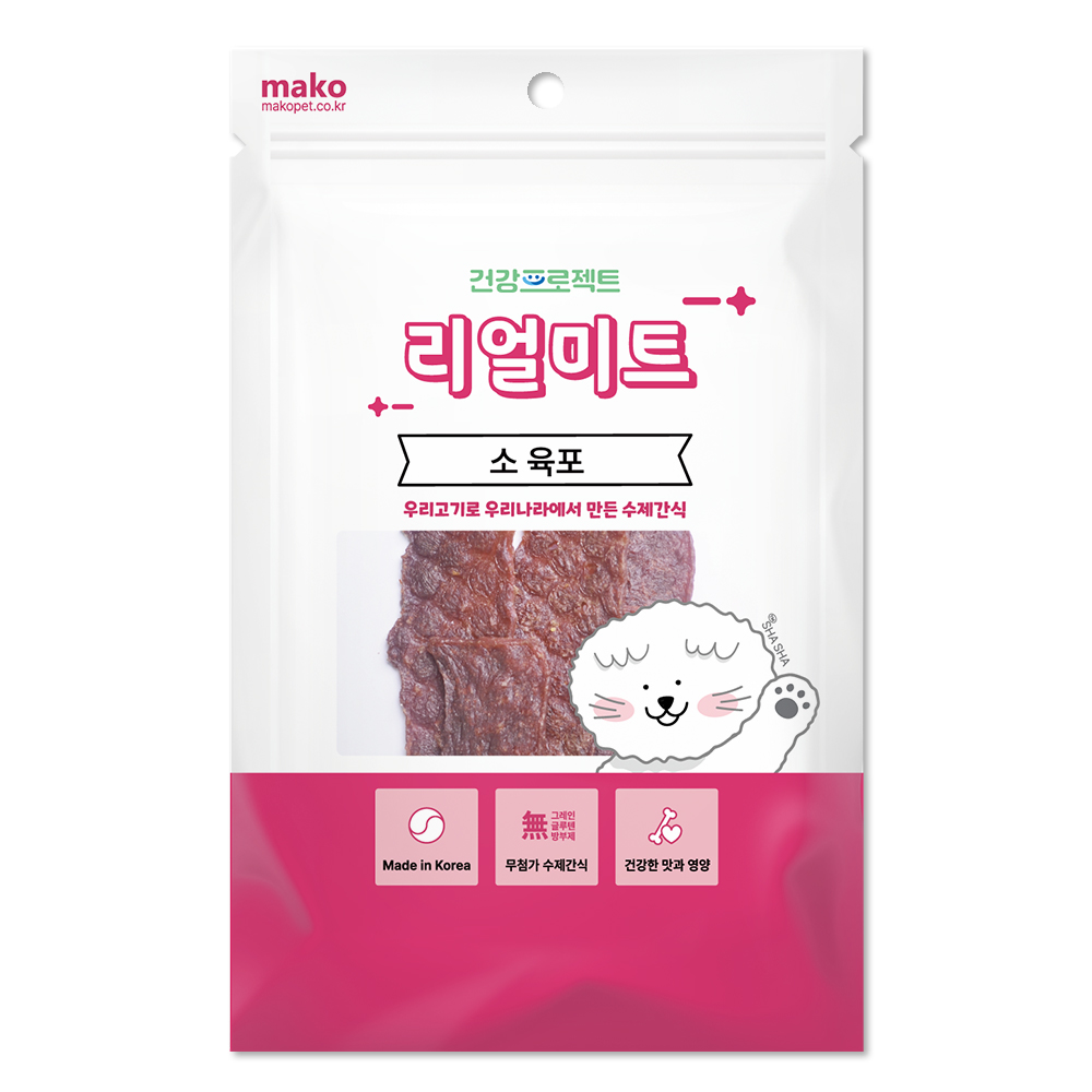 [리얼미트] 수제간식 소육포 (70g)
