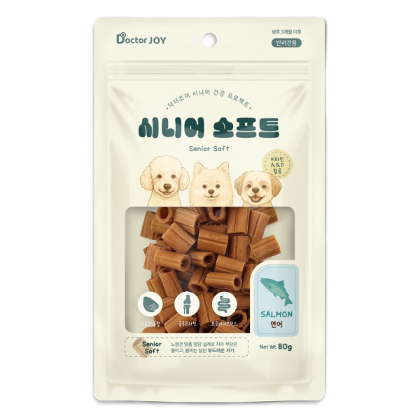5+1증! [닥터조이] 시니어 소프트 80g (연어)