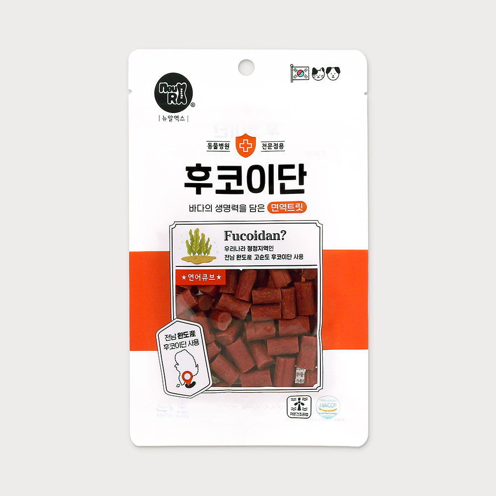  [뉴알엑스] HK 후코이단연어큐브 (100g)