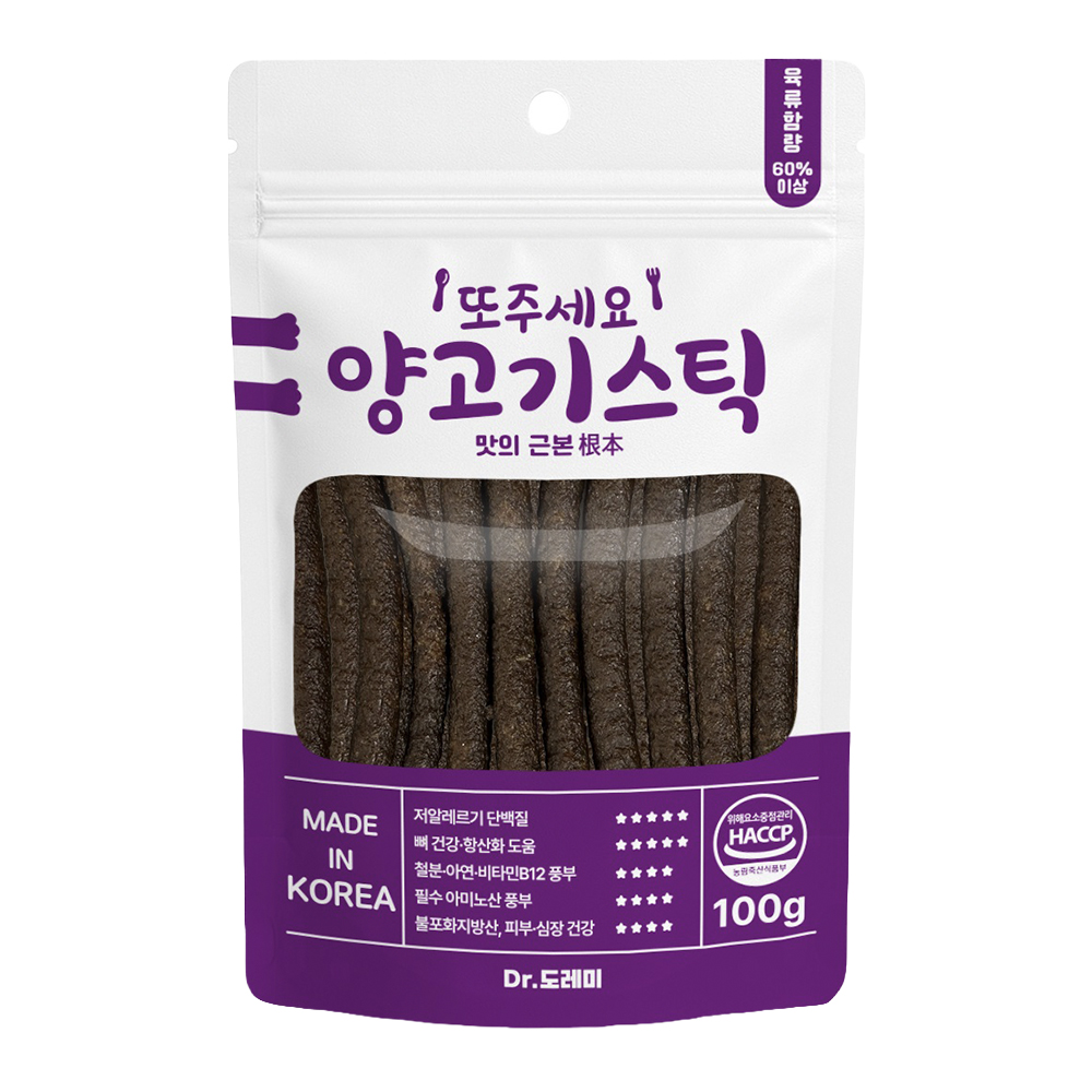 [펫도매단독! 5+1행사] 또주세요 스틱(양고기)100g