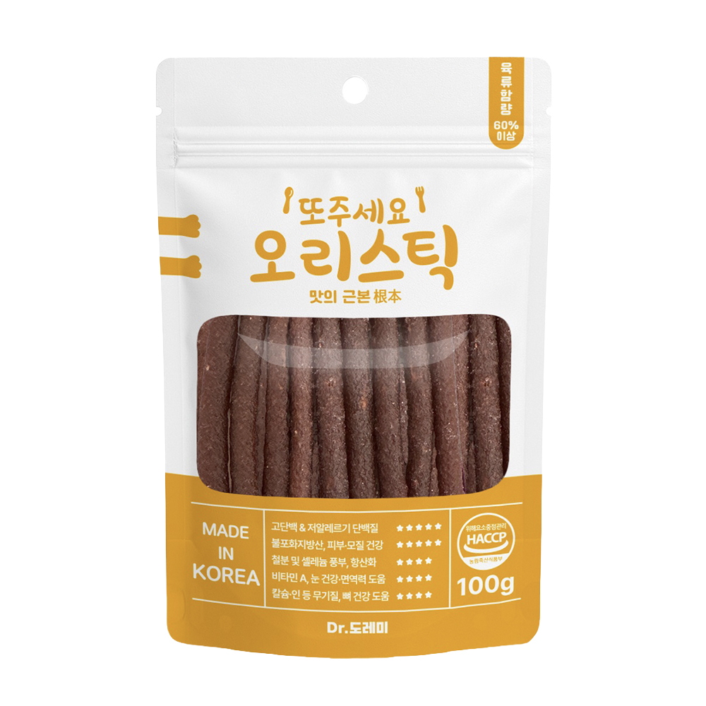 [펫도매단독! 5+1행사] 또주세요 스틱(오리)100g